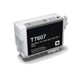 EPSON T7607 NEGRO LIGHT CARTUCHO DE TINTA PIGMENTADA COMPATIBLE (C13T76074010)
