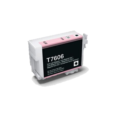 EPSON T7606 MAGENTA LIGHT CARTUCHO DE TINTA PIGMENTADA COMPATIBLE (C13T76064010)