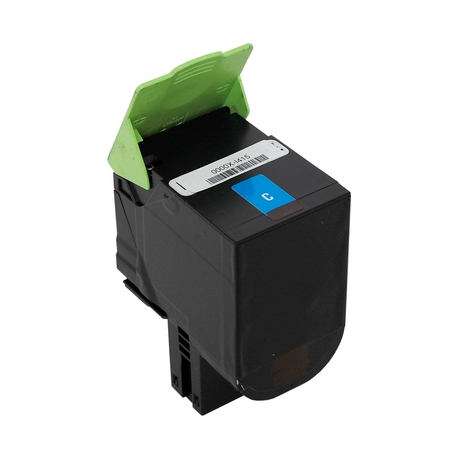 LEXMARK CS417/CX417/CS517/CX517 CYAN CARTUCHO DE TONER COMPATIBLE (71B2HC0/71B20C0)