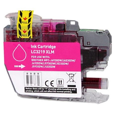 BROTHER LC-3219XL MAGENTA CARTUCHO DE TINTA COMPATIBLE (CHIP ACTUALIZADO)