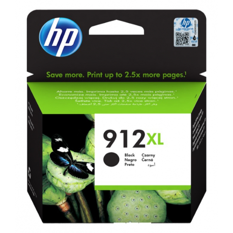 HP 912XL NEGRO CARTUCHO DE TINTA ORIGINAL (38YL84AE/3YL80AE)