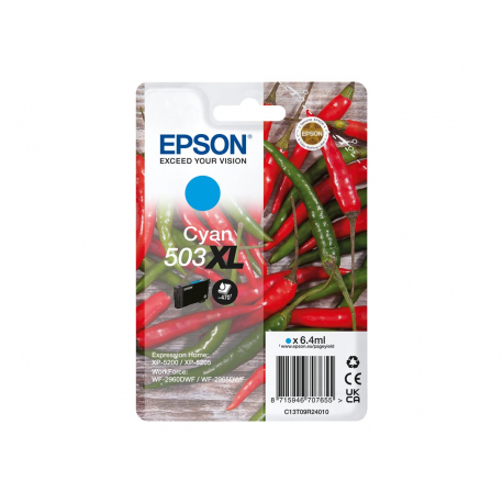 EPSON 503XL CYAN CARTUCHO DE TINTA ORIGINAL (C13T09R24010)