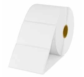 ZEBRA 76.2MM x 25.4MM 2000 ETIQUETAS TERMICAS BLANCAS PERFORADAS COMPATIBLES (800273-105)