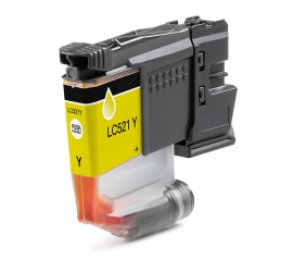 BROTHER LC521 AMARILLO CARTUCHO DE TINTA PIGMENTADA COMPATIBLE