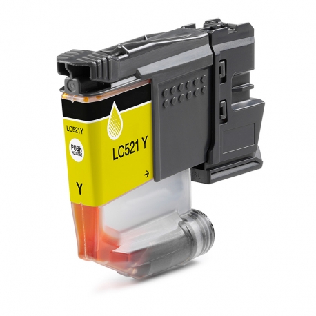 BROTHER LC521 AMARILLO CARTUCHO DE TINTA PIGMENTADA COMPATIBLE
