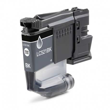 BROTHER LC521 NEGRO CARTUCHO DE TINTA PIGMENTADA COMPATIBLE