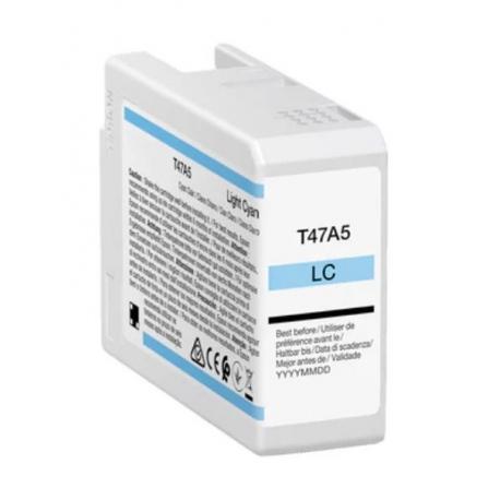 EPSON T47A5 CYAN LIGHT CARTUCHO DE TINTA PIGMENTADA COMPATIBLE (C13T47A500)