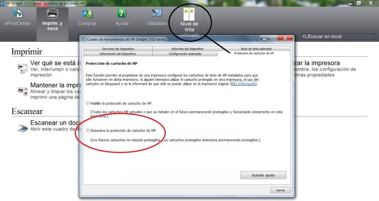 ¿Cartucho de tinta HP Protegido? Tenemos la solución. problema em cartucho colorido hp 3516
